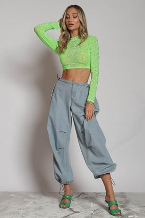 Lacy Cargo Pants