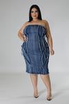 Halter Love Denim Dress