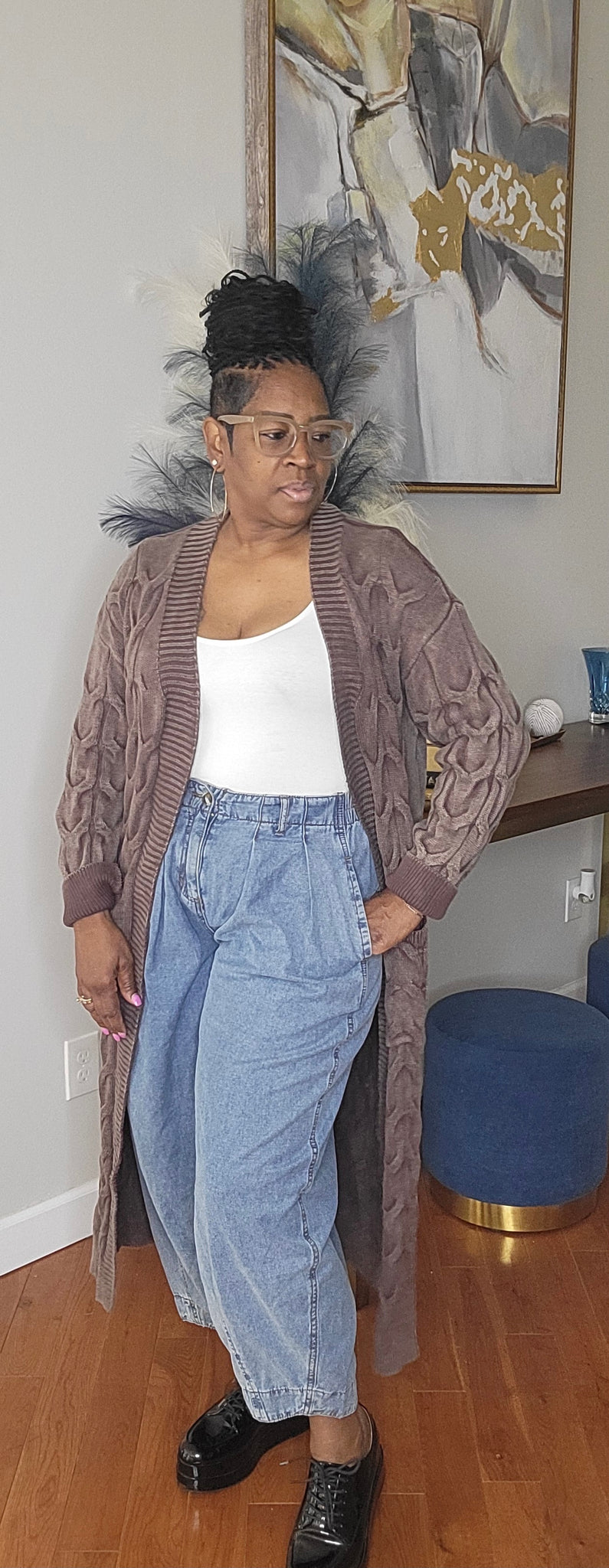 Brown Ice Cardigan