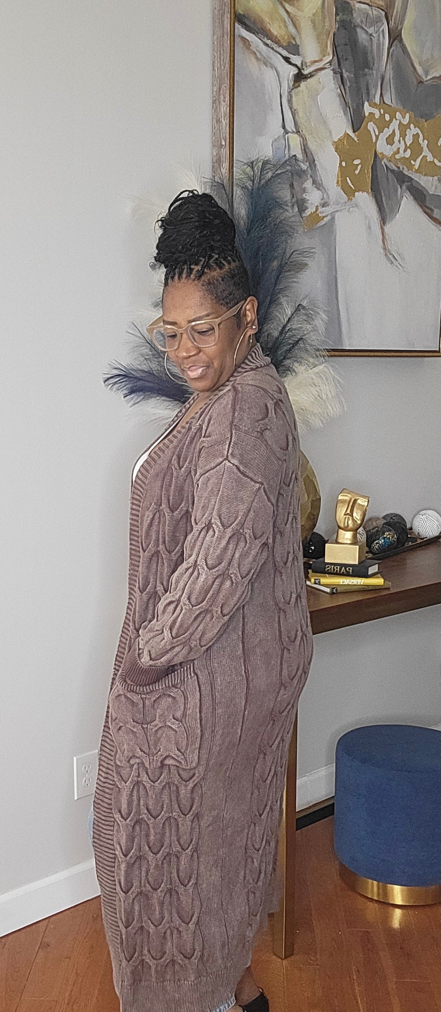 Brown Ice Cardigan