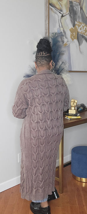 Brown Ice Cardigan