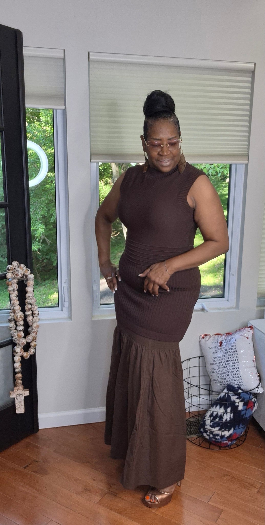 Chocolate Drop Dress – She's kouture
