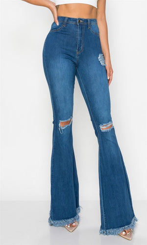 Medium Denim Flare